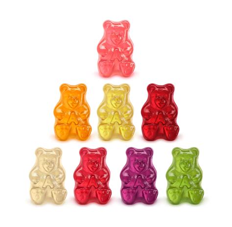 ultimate 8 flavor gummi bears by albanese zimmerman s nuts and candies