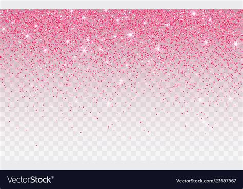 pink glitter sparkle   transparent background vector image