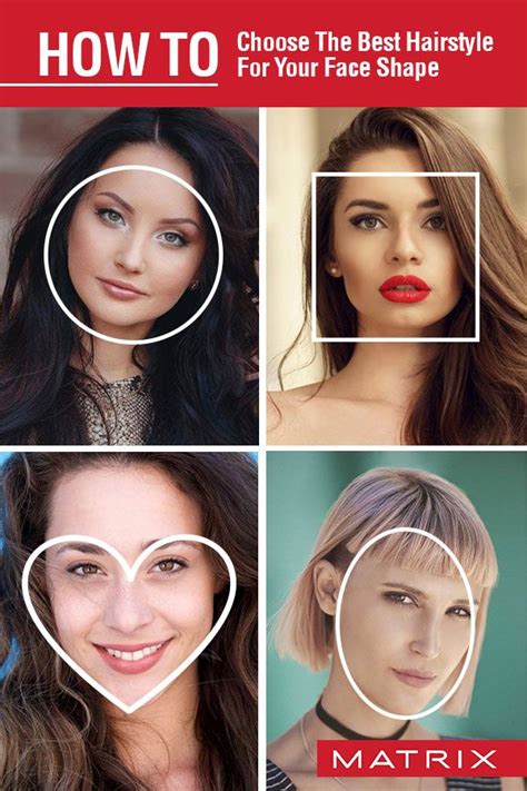 choose   hairstyle   face shape face shape