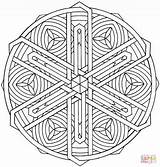 Coloring Mandala Celtic Pages Mandalas Knot Adult Color Knots Father Printable Book Popular Fathers sketch template