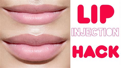 how to fake lip plumping injections hack youtube