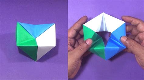 action fun origami toy hexaflexagon