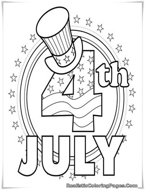 fourth  july coloring pages realistic coloring pages july colors