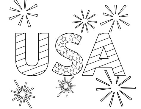 coloring pages american flags