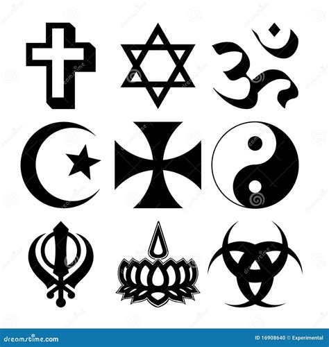 simboli religiosi fotografia stock immagine