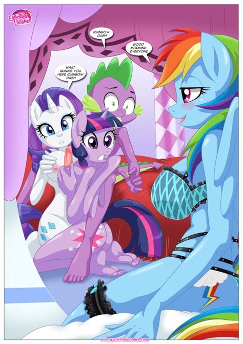 rainbow dash s game of extreme pda complete palcomix