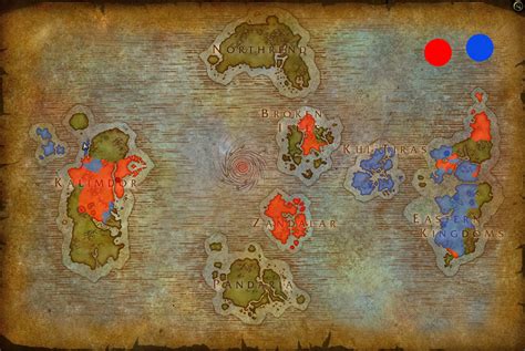 Battle For Azeroth World Map Map Of The World