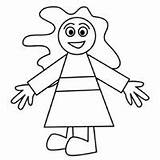 Squiggly Person Hair Surfnetkids Coloring sketch template