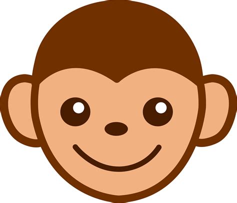 cute cartoon monkey clipart