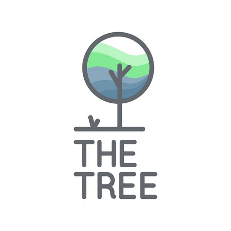 rounded tree logo vector template  imaginicon thehungryjpeg