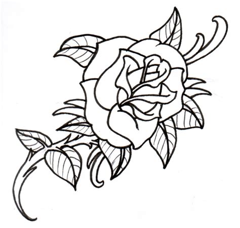 cool tattoo design outline clipart