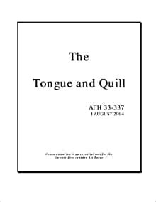 tongue  quill communicating   tool   st century air