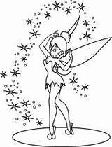 Tinkerbell Coloring Pages Dust Pixie Her Drawings Getdrawings Drawing Print Kids Coloringkids sketch template