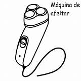 Afeitar Maquinas sketch template