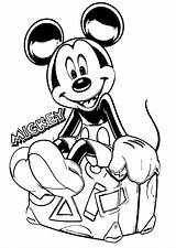 Coloring Mickey Mouse Travel Cartoon Wecoloringpage sketch template