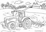 Coloring Tractor Pages Farm Colouring Farmer Farms Printable Kids Tegninger Color Farming Sheets Online Traktor Print Activityvillage Animal Activities Tractors sketch template