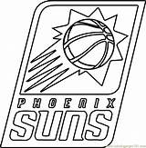Suns Phoenix Coloring Nba Pages Color Printable Sports Coloringpages101 Kids Pdf sketch template