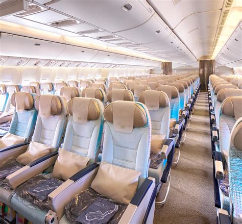 emirates engineering reconfigures  boeing  lr aircraft interiors international