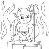 Devils Mythology Devil sketch template