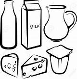 Dairy Clipart Yogurt Drawing Milk Cheese Coloring Cliparts Items Clip Getdrawings Clipground Drawings Library sketch template