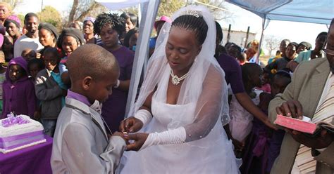 9 year old groom marries 62 year old wife again irish mirror online