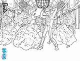 Prom Party Barbie Coloring Pages Printable Color Print Princess Charm School Hellokids sketch template