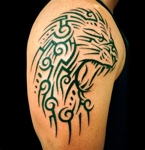 15 Magnificent Leo Tribal Tattoos Only Tribal