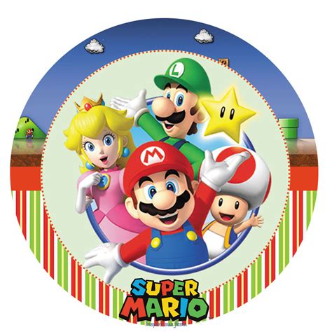 super mario bros party  printables candy bar labels  toppers