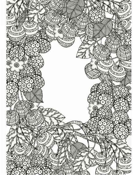 pin  adult coloring flowers