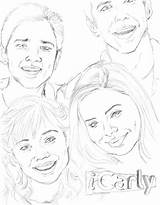 Icarly Coloring Pages Printable Print Popular Coloringhome sketch template