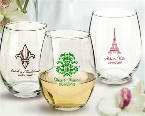 Paris Personalized Stemless Wine Glasses 9 Oz Arc