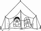 Tent Coloring Camping Pages Drawing Color Circus Draw Tents Getdrawings Printable Kids Print Excellent Awesome Getcolorings Davemelillo sketch template