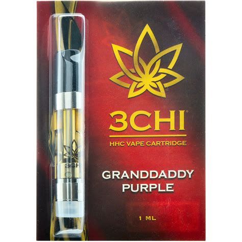 chi hhc vape cartridge granddaddy purple ml drganja