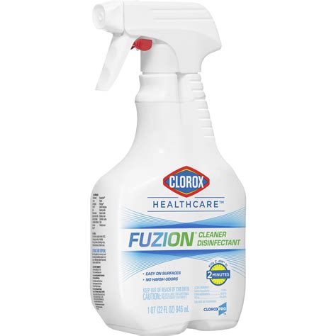 clo clorox healthcare fuzion cleaner disinfectant unscented