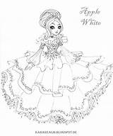 Coloring Pages Ever After High Wonderland Way Duchess Swan Too Color Printable Applewhite Template Getcolorings sketch template