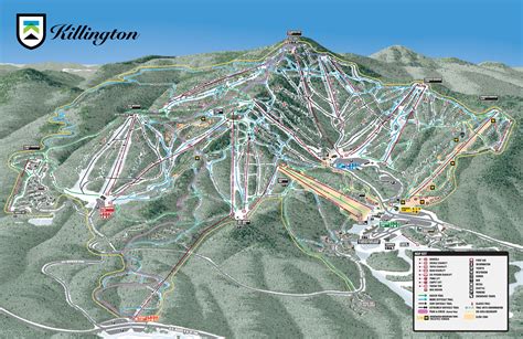 Killington Piste And Ski Trail Maps