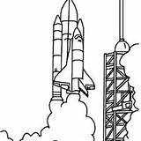 Space Center Nasa Shuttle Coloring Rocket Drawing Launched Pages Color Launch Kidsplaycolor Kids Moon Simple Clipart Presentations Websites Reports Powerpoint sketch template