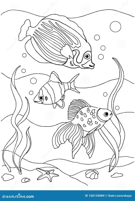 coloring pages aquarium