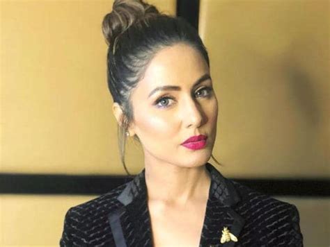 hina khan just showed us how to rock a black pantsuit see her