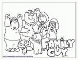 Guy Family Coloring Pages Printable Cartoon Griffin Peter Print Sheets Clipart Popular Pdf Coloringhome Visit Library sketch template