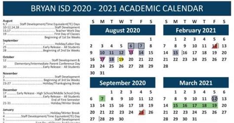 bryan school board adopts calendar    school year wtaw
