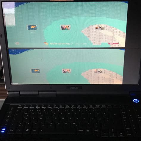 laptop bildschirm   geteilt  tun computer