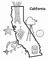 California Coloring Map Pages Outline State Usa Printables Printable Ages Kids Cali Ca Easy Print Go States sketch template