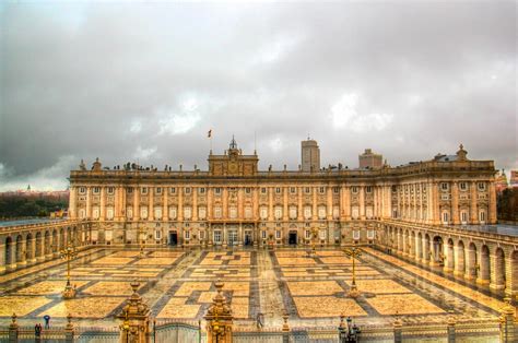 Royal Palace Of Madrid Madrid Spain The Palacio Real