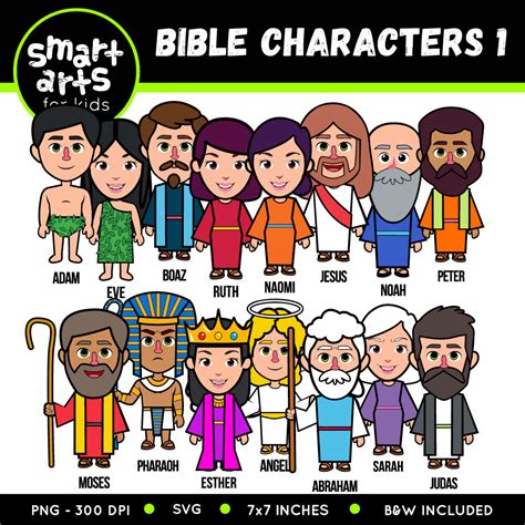 bible characters clip art  educational clip arts