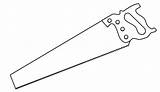 Handsaw Hdclipartall sketch template