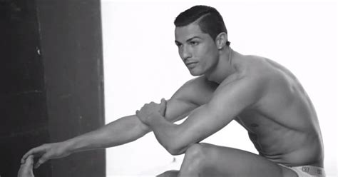 cristiano ronaldo poses half naked in underwear to launch cr7 range video pictures huffpost uk