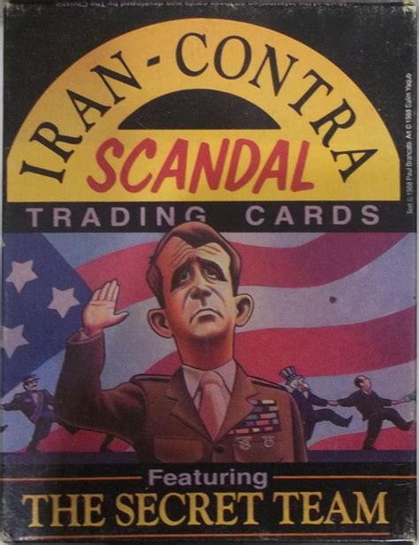iran contra scandal trading cards