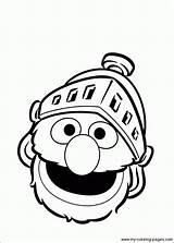 Grover Sesame Coloring sketch template