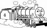 Thomas Coloring Pages Friends Gordon Cartoon Train Colouring Choose Board Cars sketch template